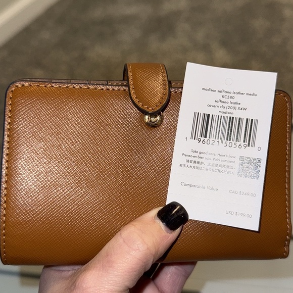 Kate Spade Madison Medium Compact Bifold Wallet - Picture 6 of 6